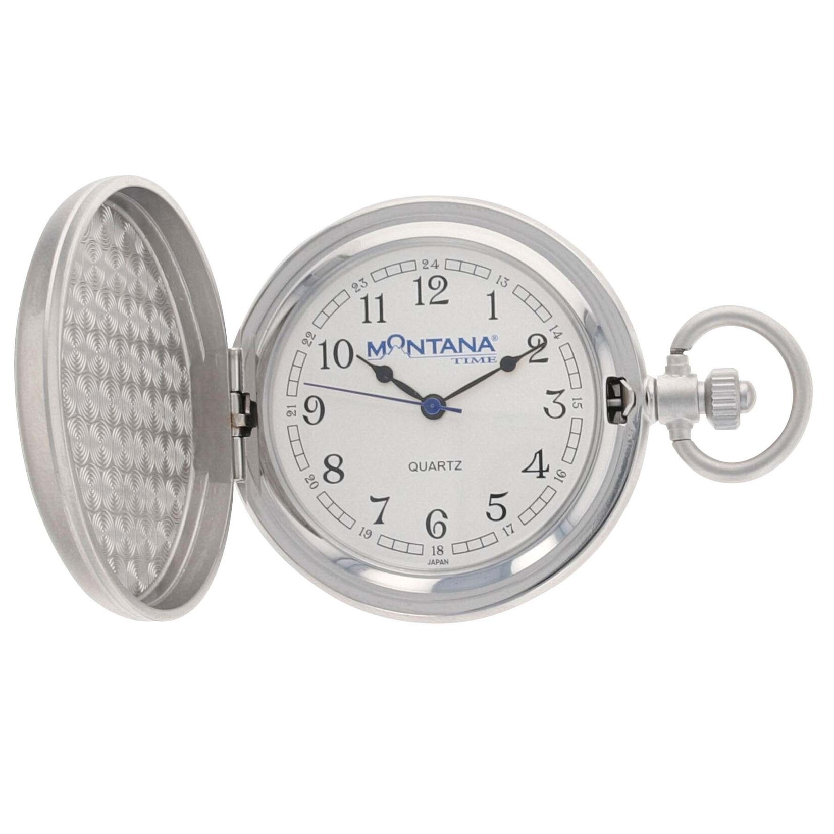 Montana Silversmiths Engraved Silver, Small Silver Inlay, Pocket Watch