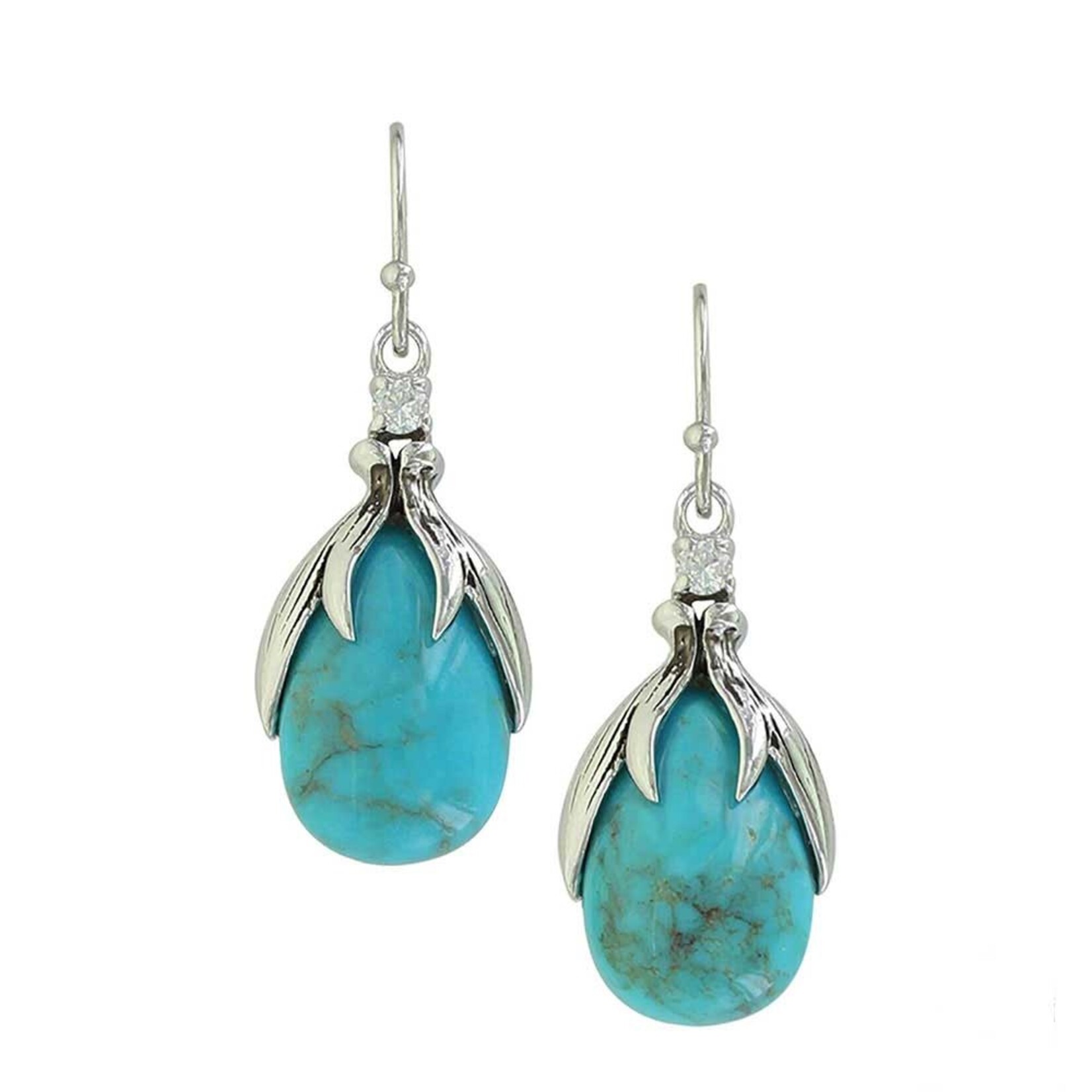 Montana Silversmiths Pursue the Wild Crowns of Glory Turquoise Earrings