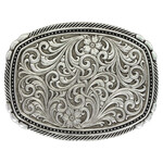 Montana Silversmiths Antiqued Pinpoints and Twisted Rope Trim Buckle