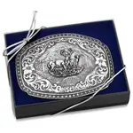 Montana Silversmiths Nature's Valor Buckle with Buck and Doe