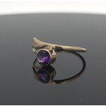 Modern Heirloom® 14KY Bypass Ring w/ 5mm Amethyst