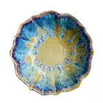 Bay Pottery Large Rippled Bowl - Stoneware Pottery