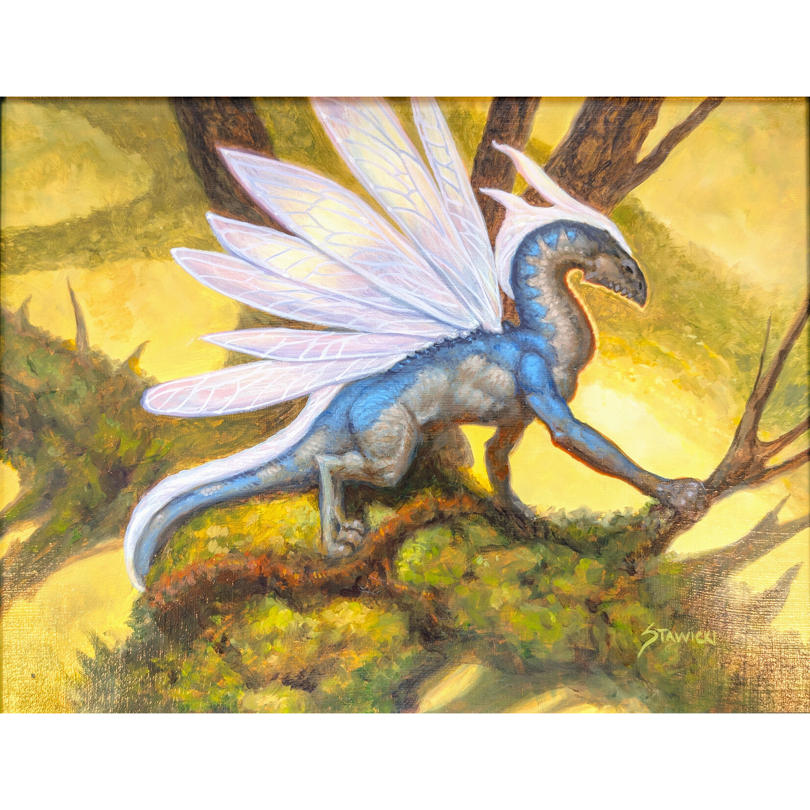 Matt Stawicki Art "Forest Fae Dragon" - Matt Stawicki