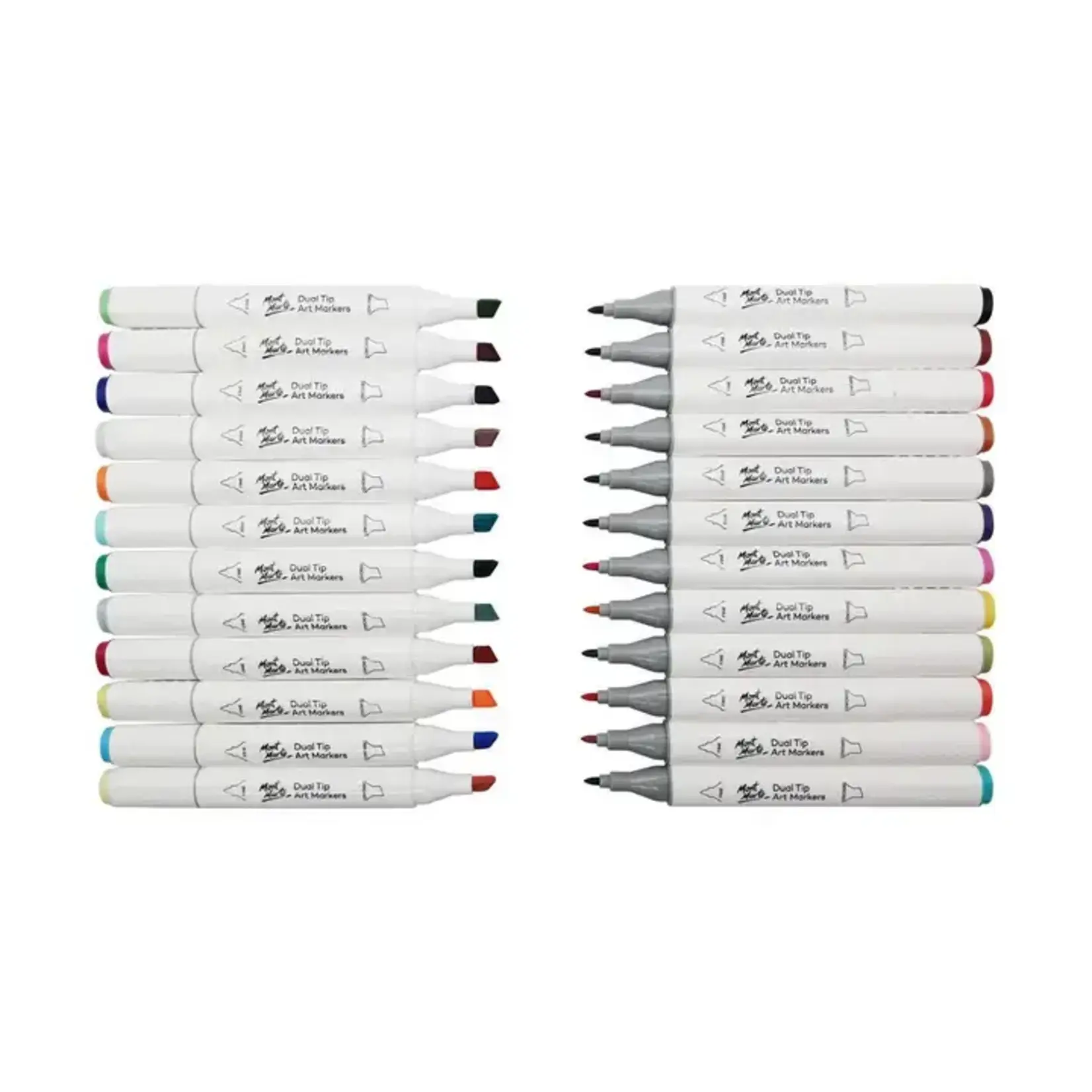 Mont Marte USA, Inc Dual Tip Art Markers in Case Premium 24pc