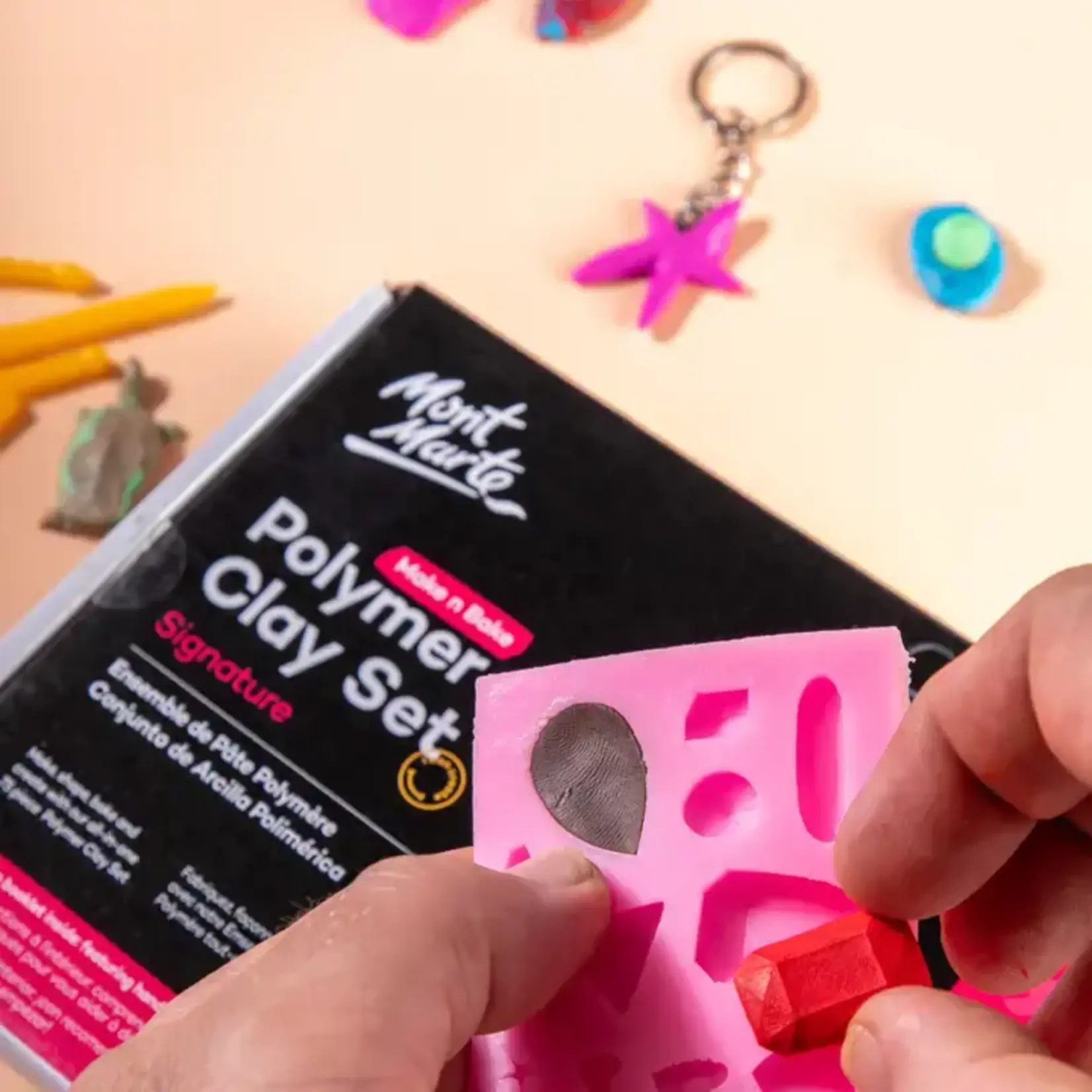 Mont Marte USA, Inc Make N Bake Polymer Clay Set Signature 75pc