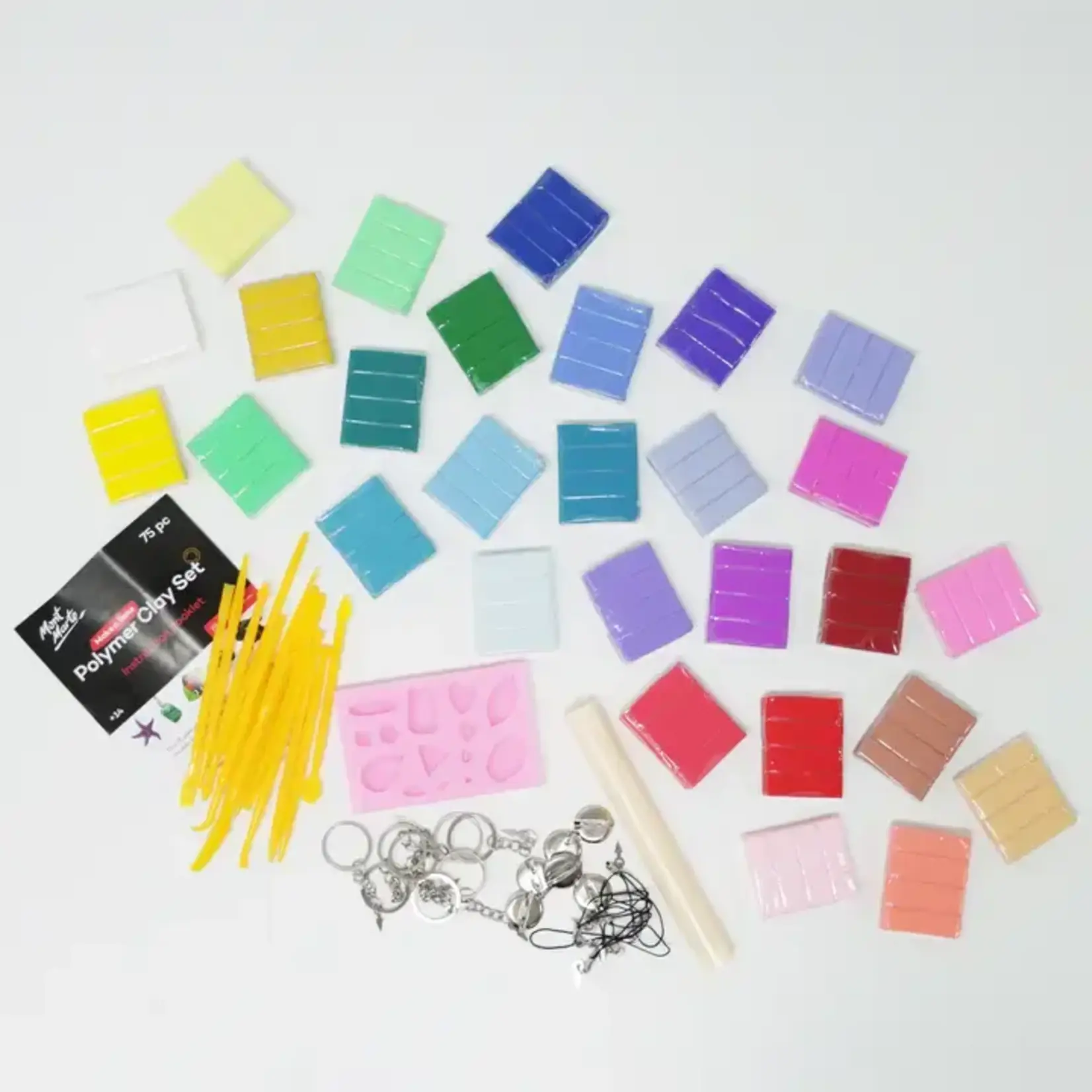 Mont Marte USA, Inc Make N Bake Polymer Clay Set Signature 75pc