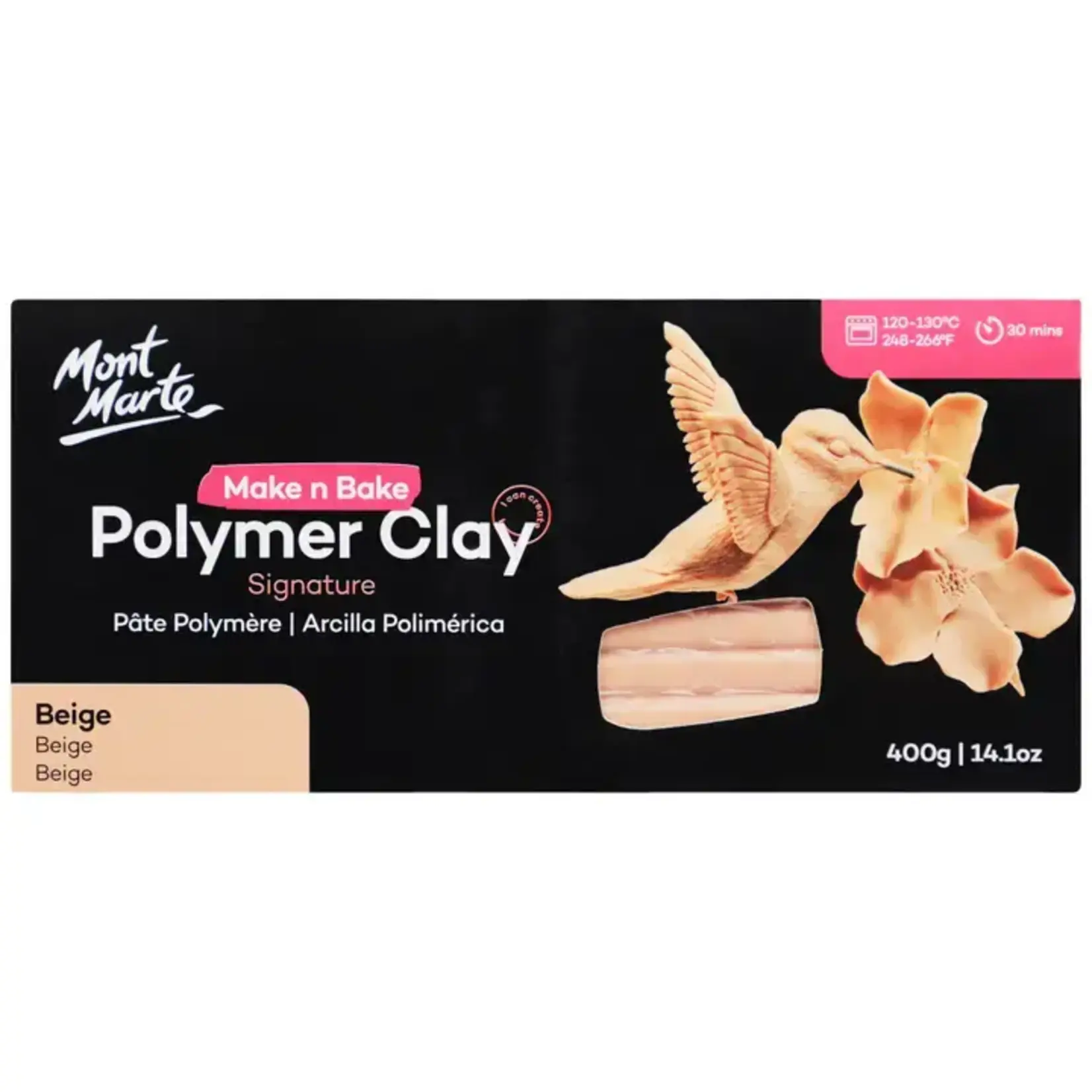 Mont Marte USA, Inc Make N Bake Polymer Clay Signature 400g (14.1oz)