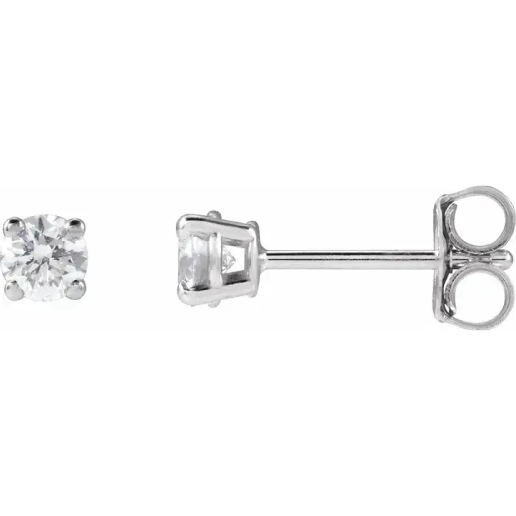 14KW 1/3 CTW Lab-Grown Diamond Earrings
