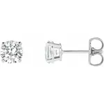 14KW 1 CTW Lab-Grown Diamond Earrings