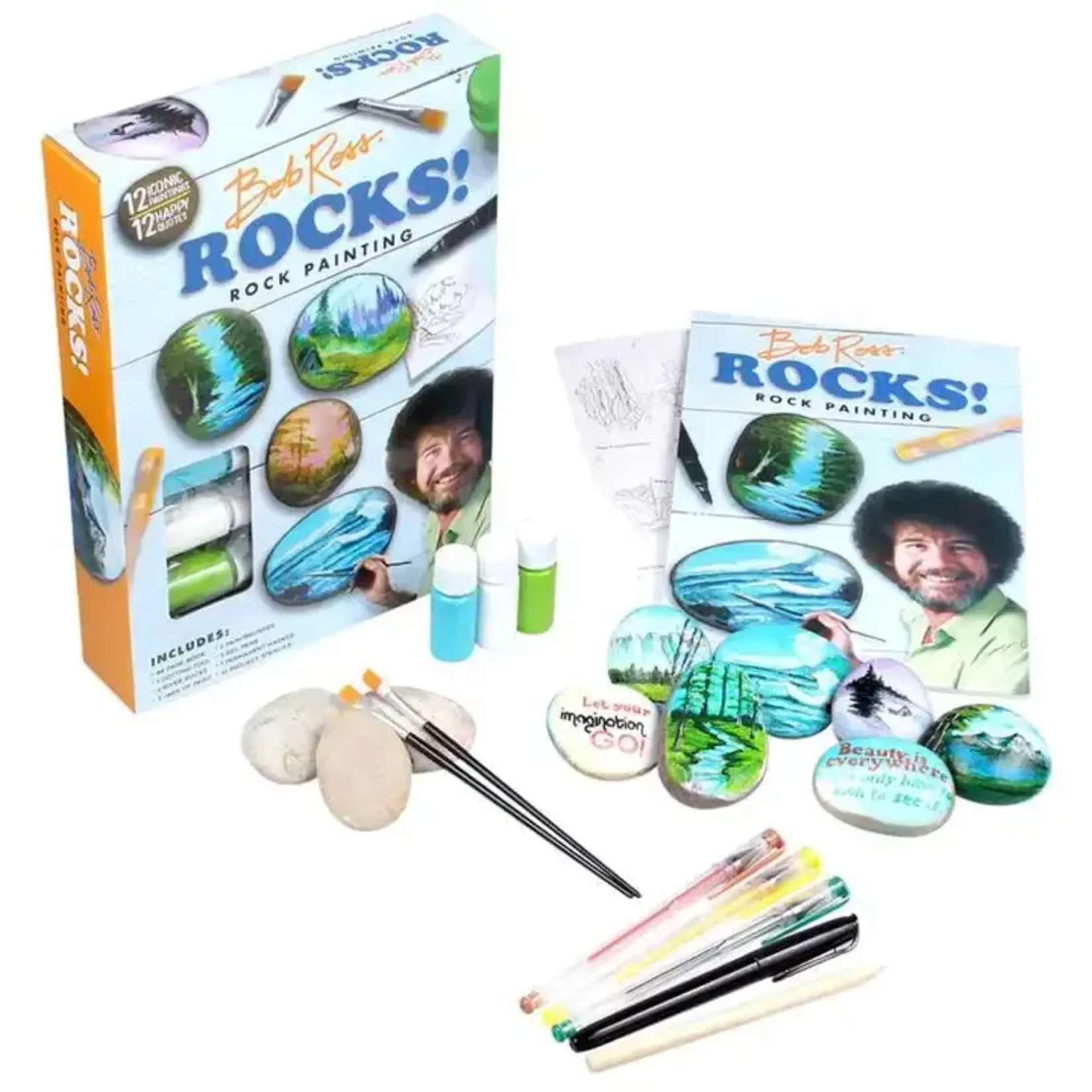 Simon & Schuster Bob Ross Rocks! by Marcy Kelman