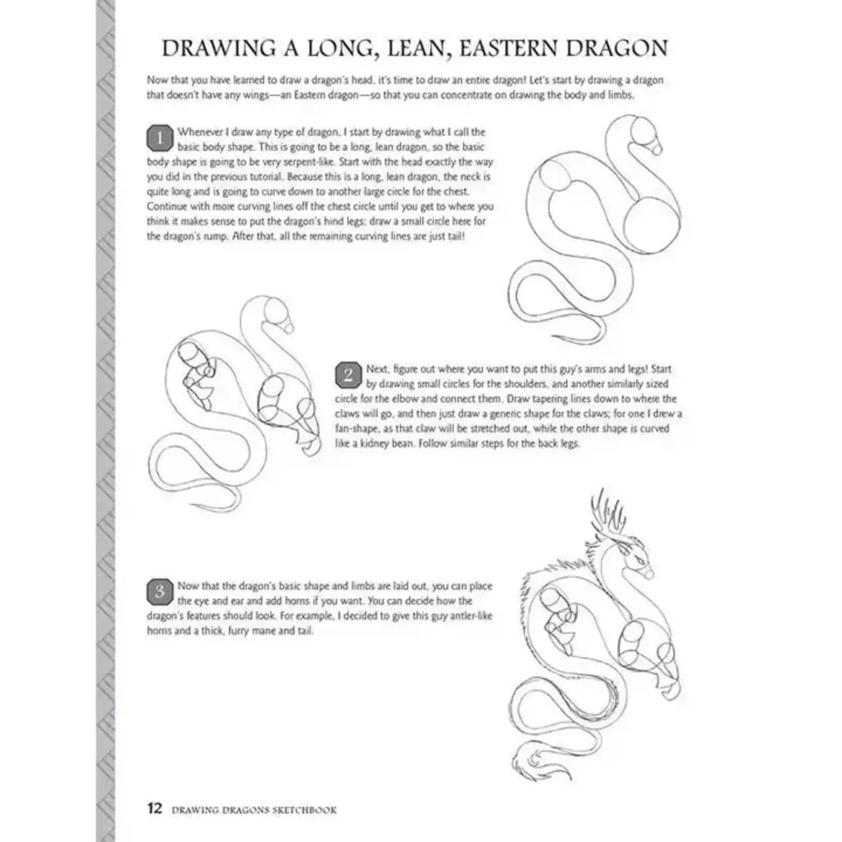 Simon & Schuster Drawing Dragons by Sandra Staple