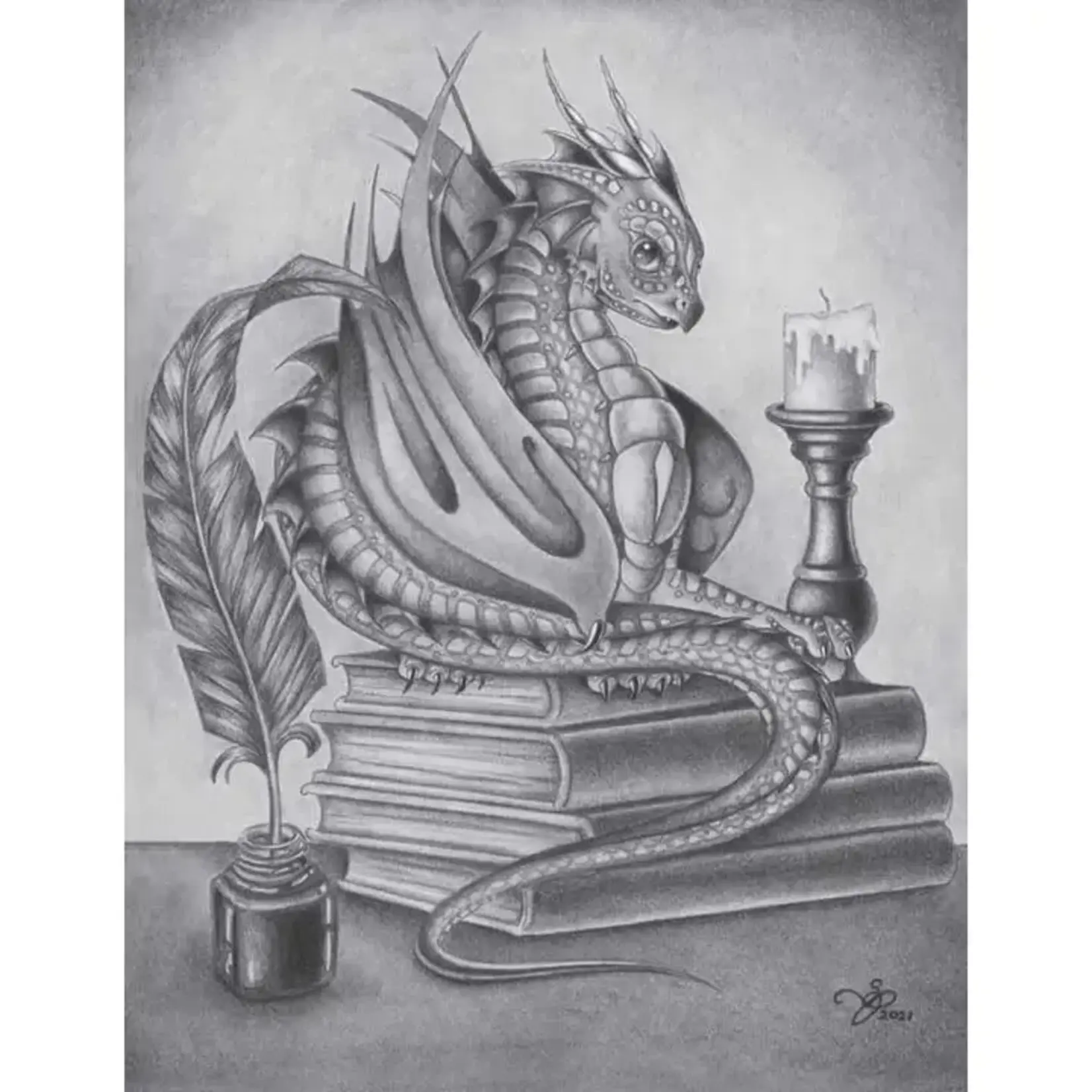 Simon & Schuster Drawing Dragons by Sandra Staple