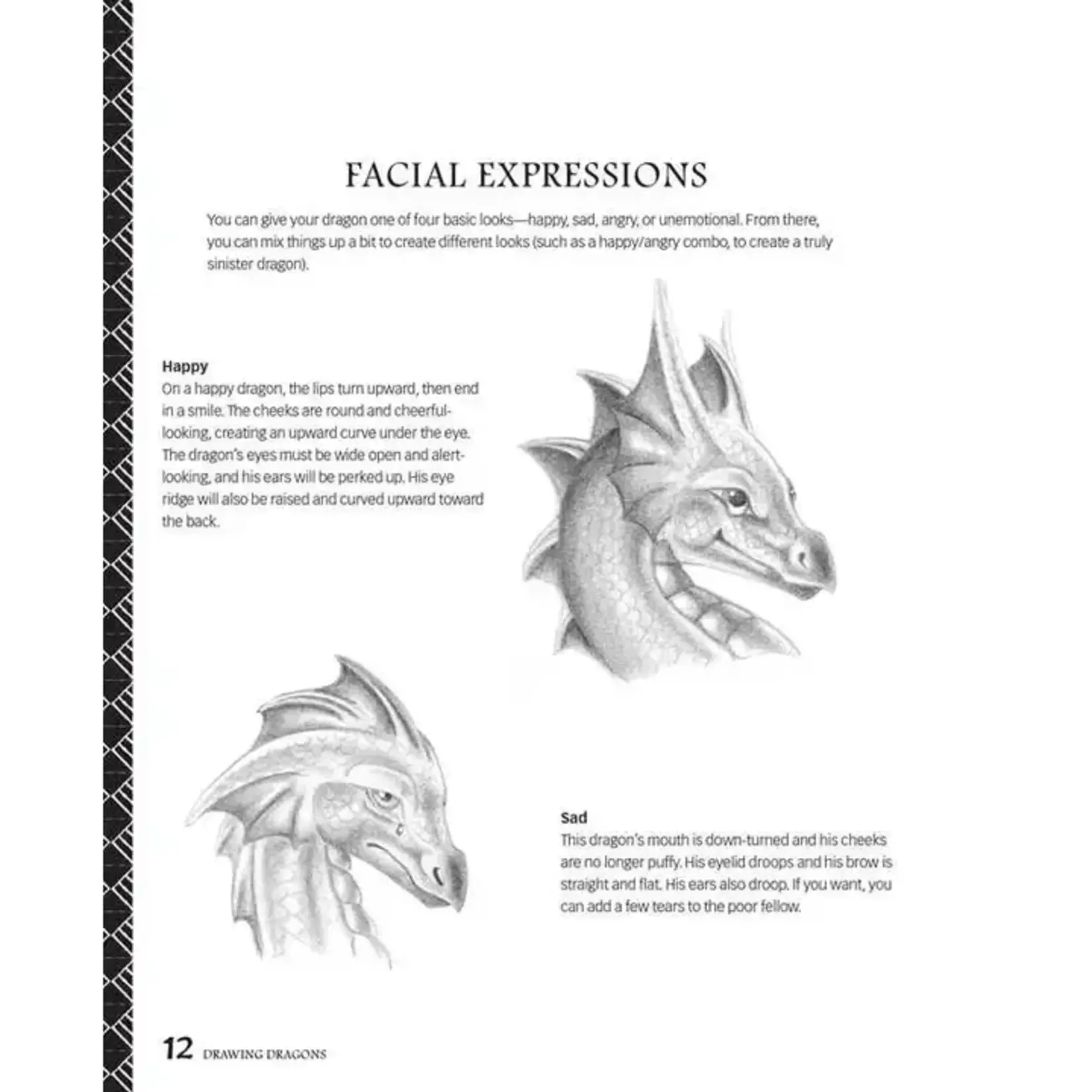 Simon & Schuster Drawing Dragons Sketchbook by Sandra Staple