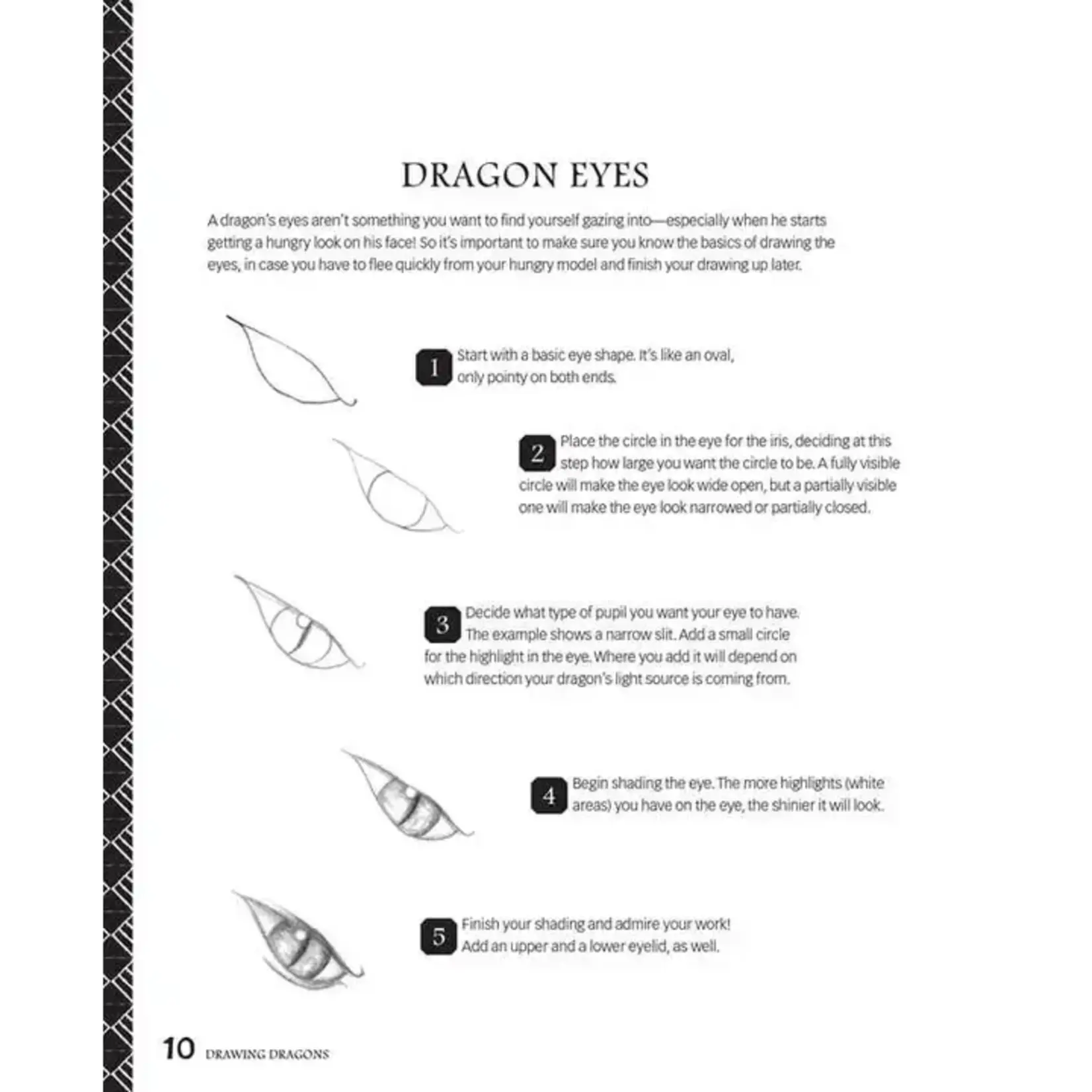 Simon & Schuster Drawing Dragons Sketchbook by Sandra Staple