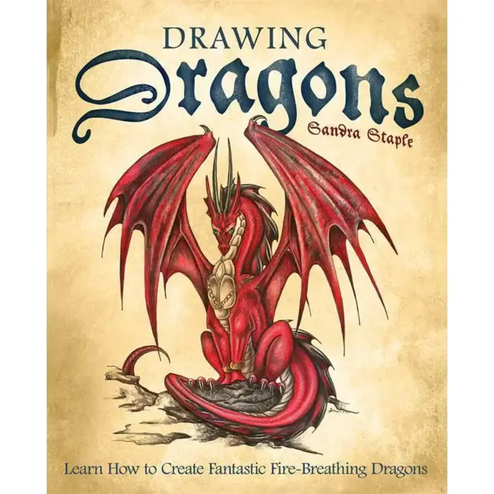 Simon & Schuster Drawing Dragons Sketchbook by Sandra Staple