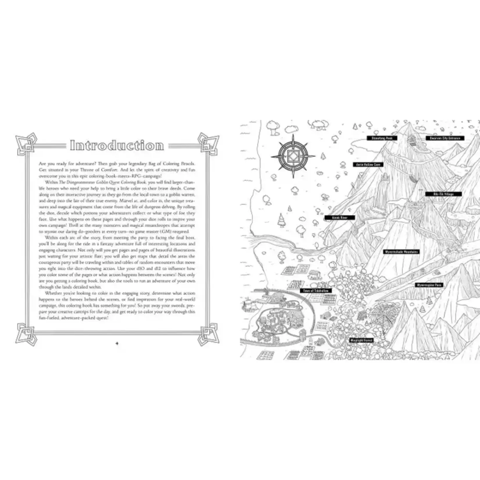 Simon & Schuster Düngeonmeister Goblin Quest Coloring Book by Jef Aldrich