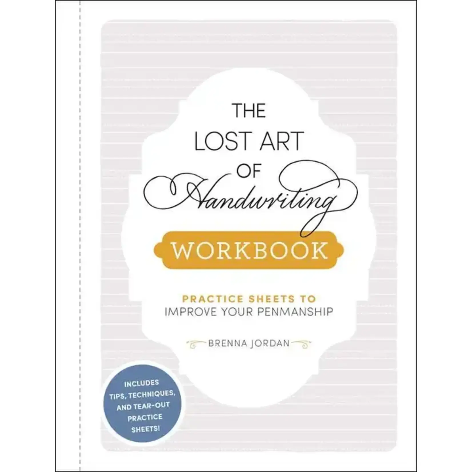 Simon & Schuster Lost Art of Handwriting Workbook by Brenna Jordan