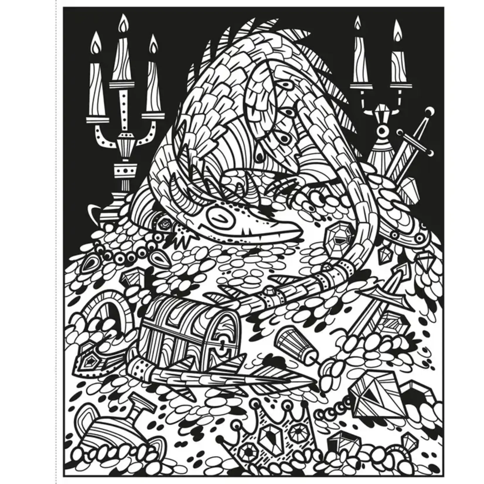 HarperCollins Dragons Magic Painting Book : Usborne