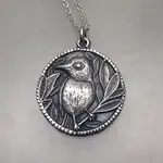 Carrie Nunes Jewelry Little Bird Perched Pendant