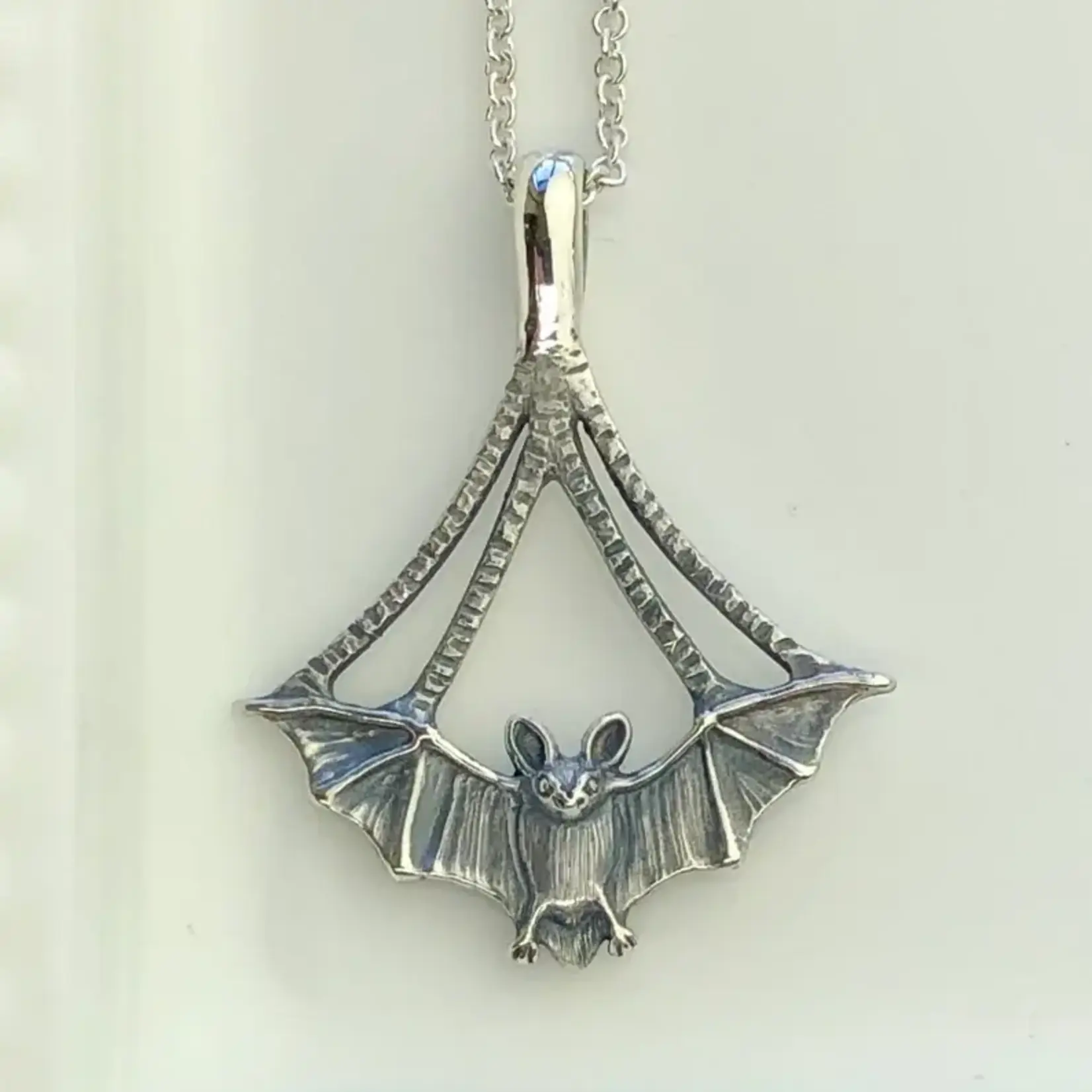 Carrie Nunes Jewelry Tiny Flying Bat Pendant