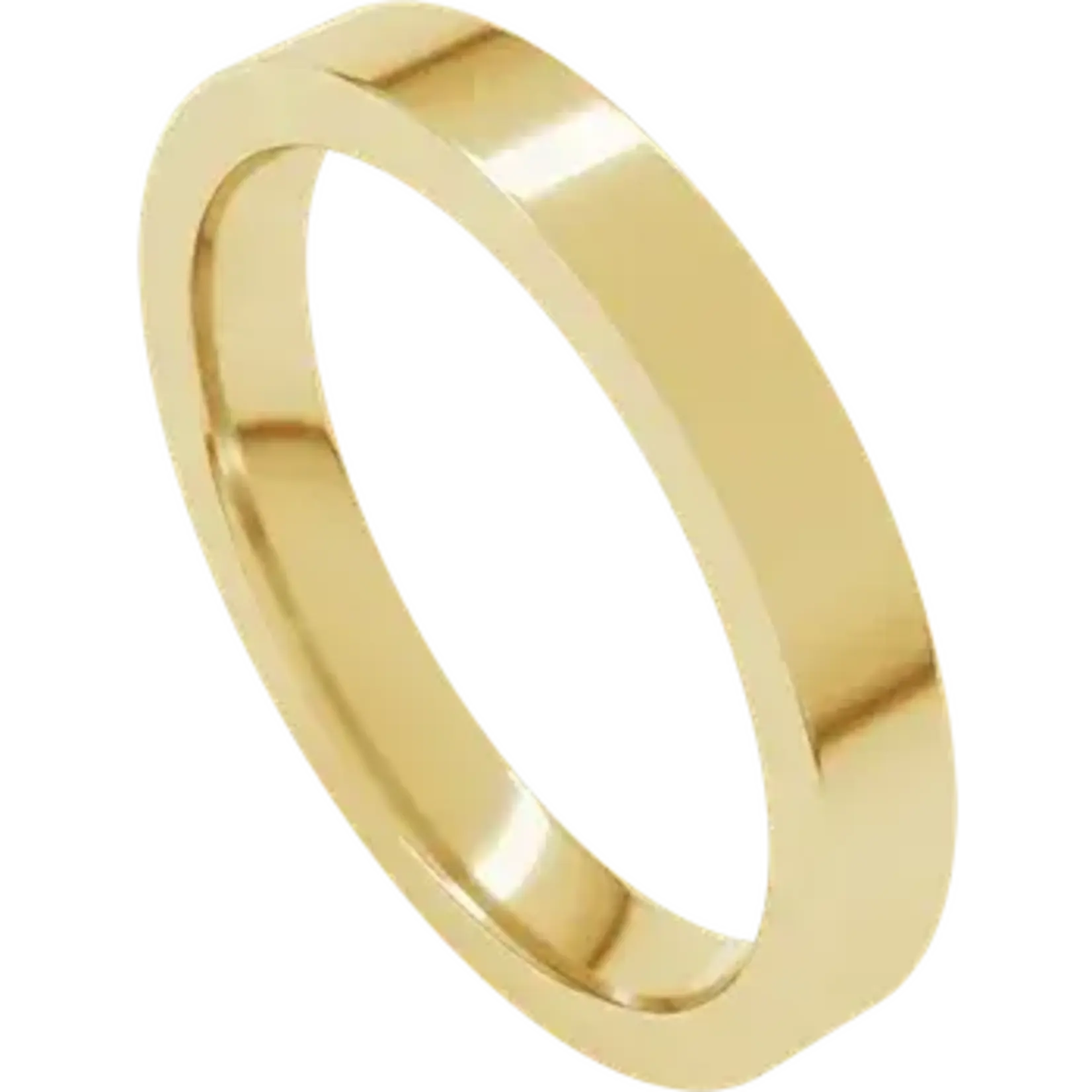 Flat Band, 3.0mm, Comfort Fit, Sz7.0, 14KY