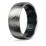 Enso Rings Hybrid Ring - Peak - Titanium/Black Pearl