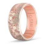 Enso Rings Etched Coastal - Hibiscus Beach - Unicorn/Rose Gold