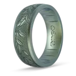 Enso Rings Etched Signature Silicone Ring - Laurel