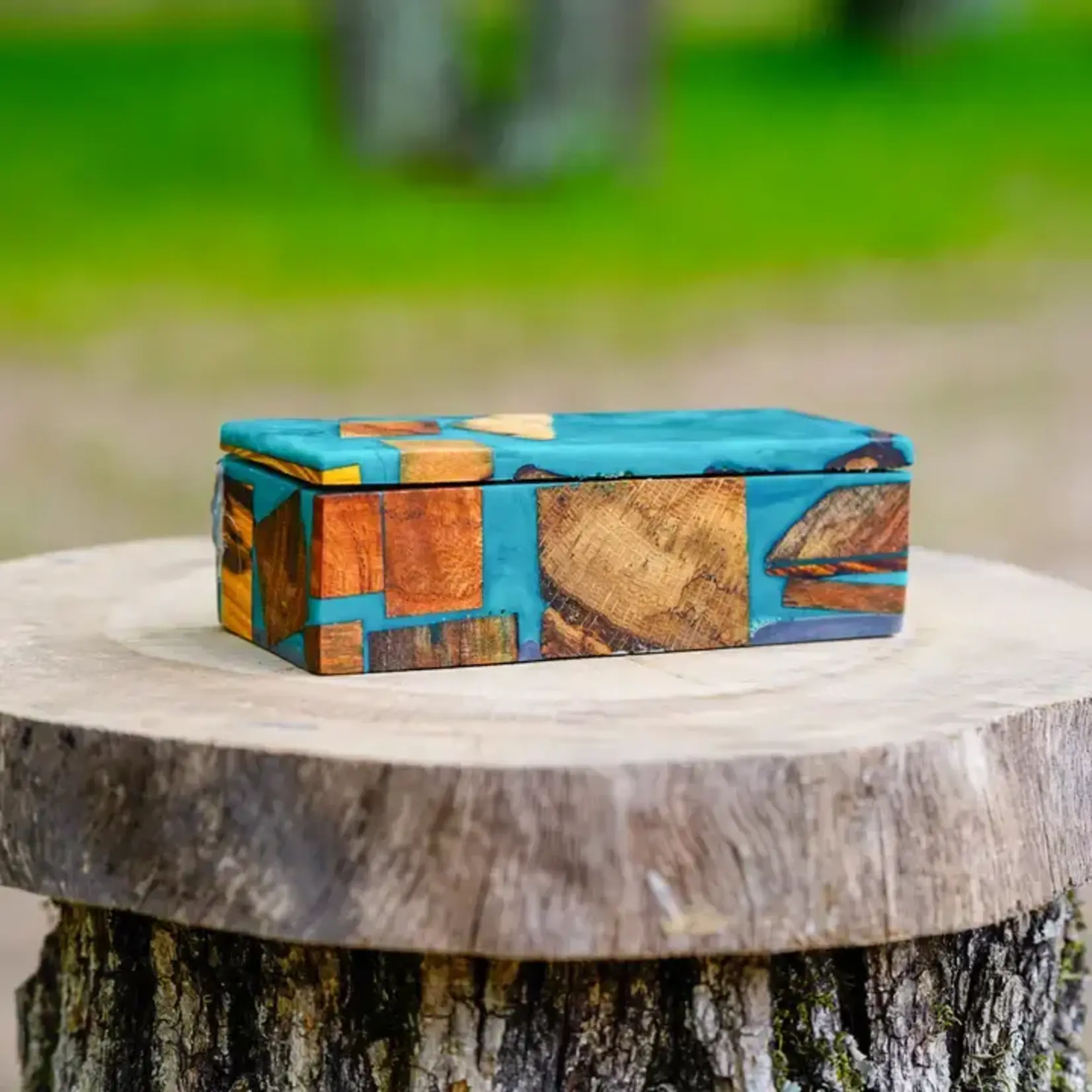 Meandering Creations Patchwork Trinket Box - Small