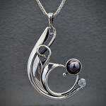 Modern Heirloom® Flowing Pearl & Moonstone Pendant