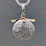 Modern Heirloom® SS & 14K Y  Pagoda  Medallion