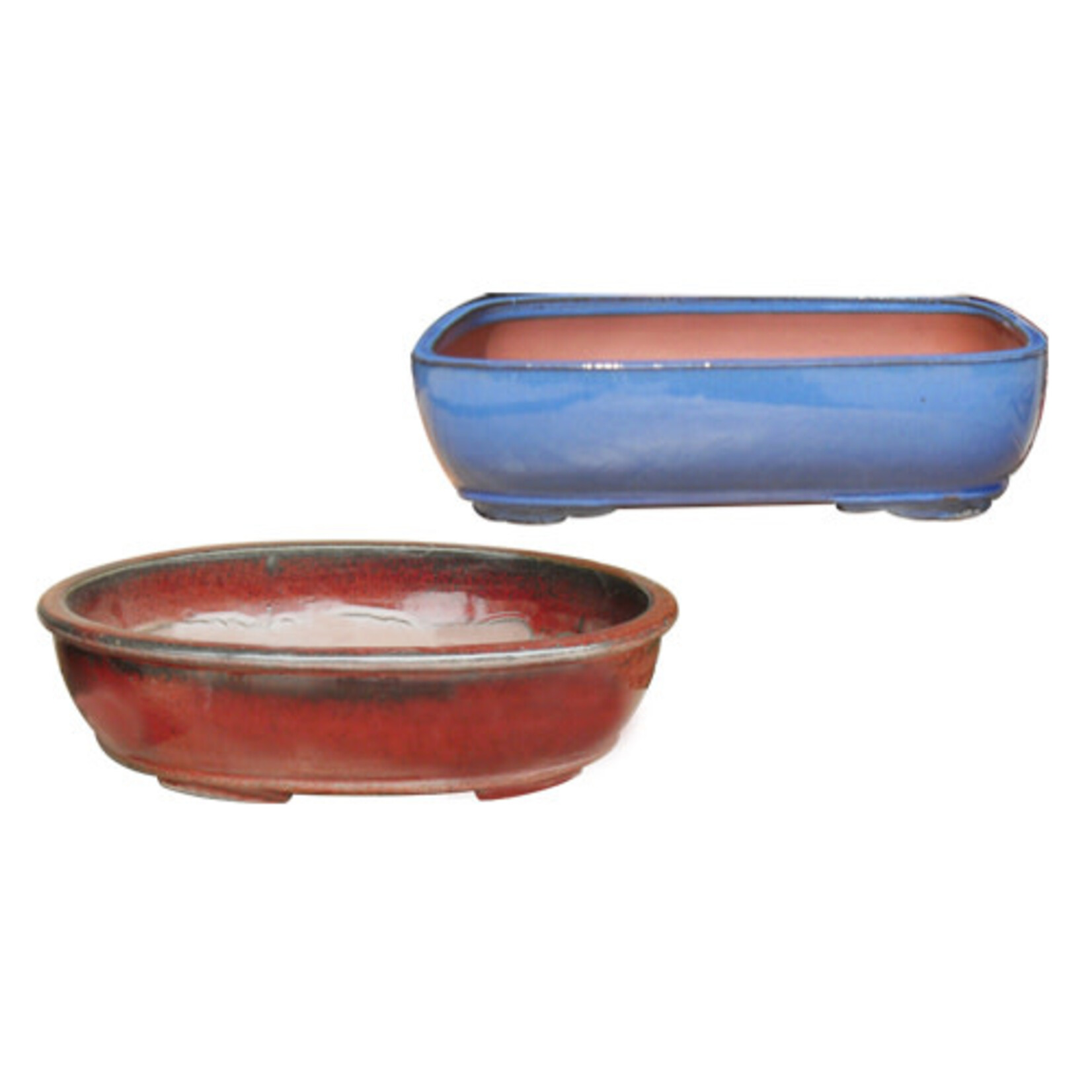 Lotus International Inc. 18" Glazed Bonsai Pot