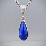 Modern Heirloom® Lapis Lazuli Relic Pendant on 18” Cable Diamond Cut