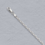 Cable Chain, 2.8mm, DC, Sterling, 22"