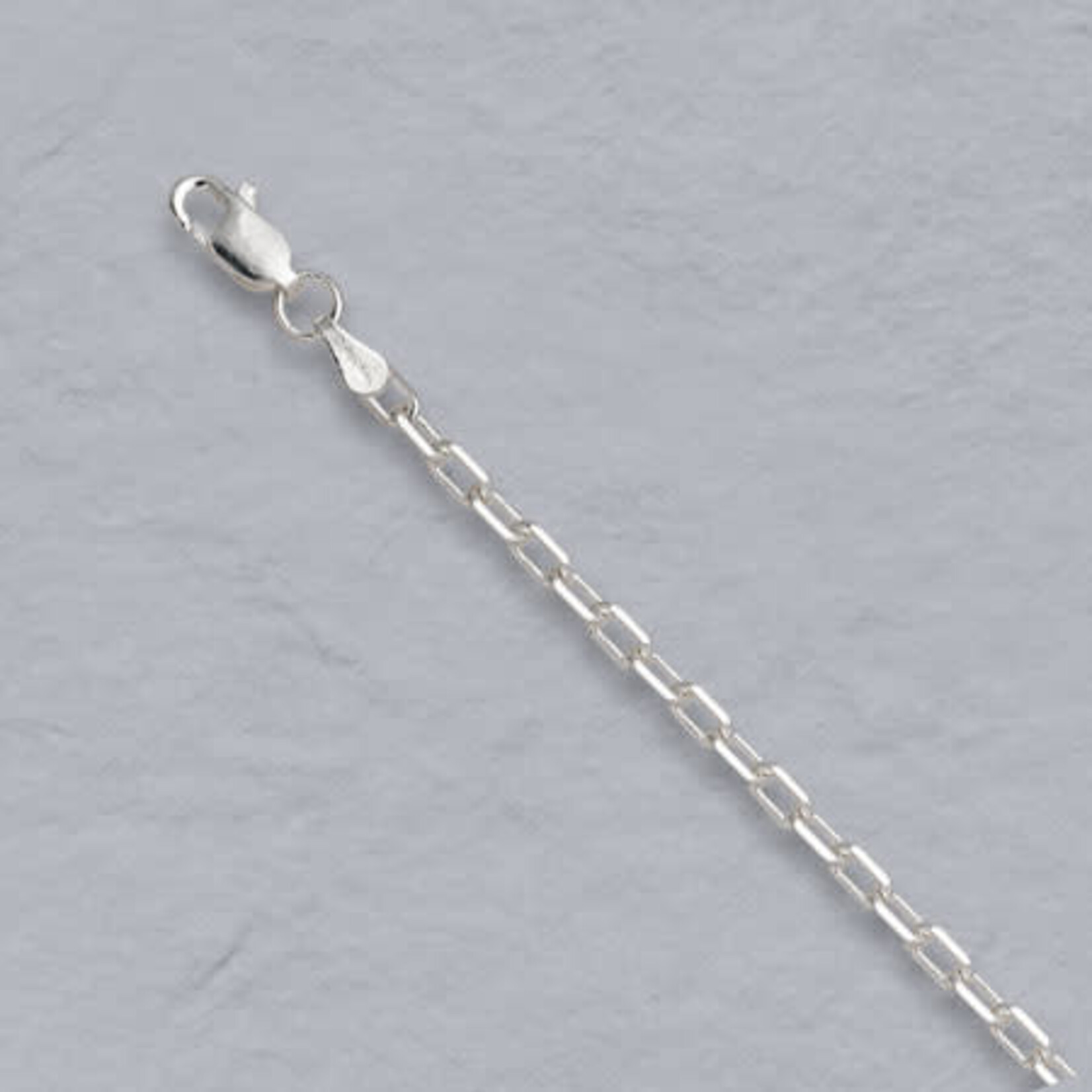 Cable Chain, 2.8mm, DC, Sterling, 24"