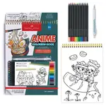 Faber-Castell Anime Drawing - Japanese Adventures Edition Coloring Book