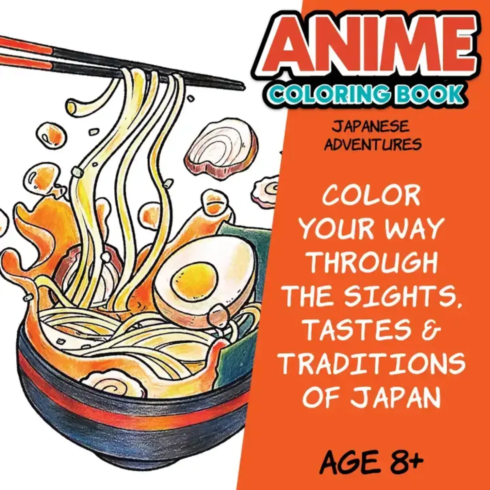 Faber-Castell Anime Drawing - Japanese Adventures Edition Coloring Book