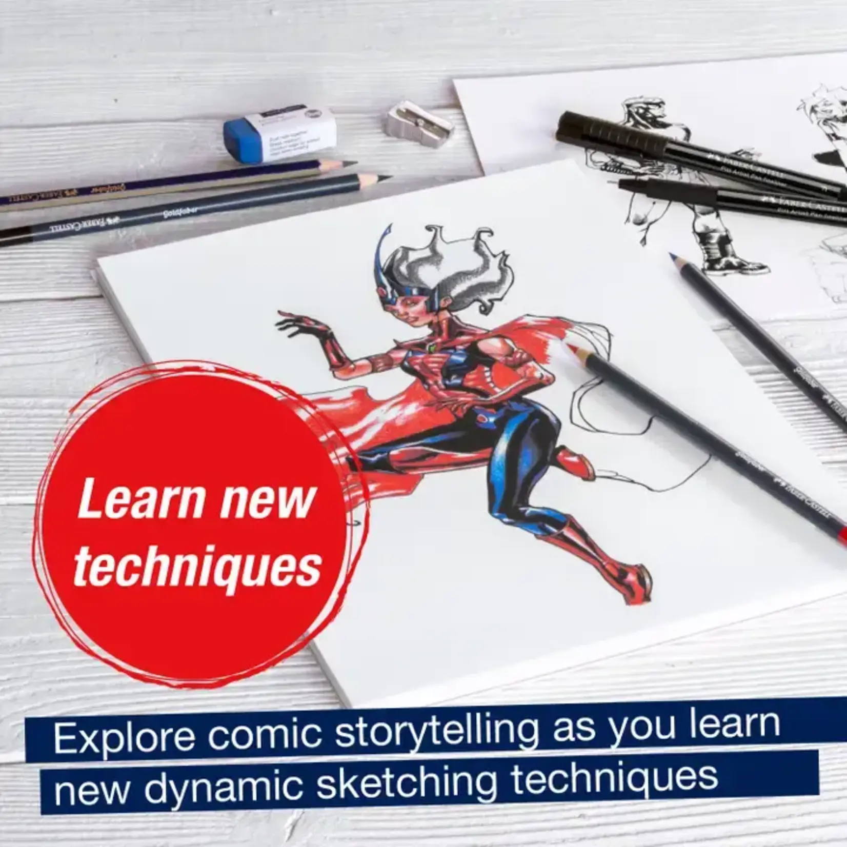 Faber-Castell Comic Illustration Set: Create Your Own Comics