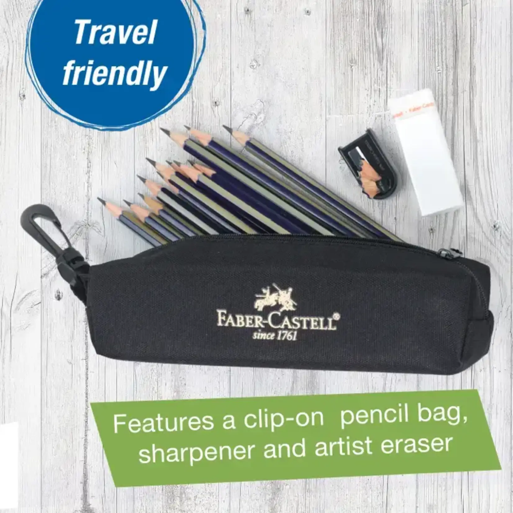 Faber-Castell Art on The Go Graphite Sketch Set for Hobby Artists