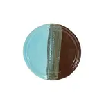 Clay in Motion Dessert Plate - Island Oasis