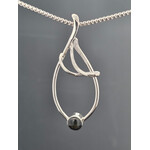 Modern Heirloom® Sterling Seagrass Pendant w/ 6mm Spectrolite,  20"