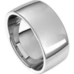 Sterling Euro Band, 6mm, Sz 10