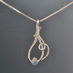 Modern Heirloom® Seagrass Pendant w/ 5mm Moonstone on 24"