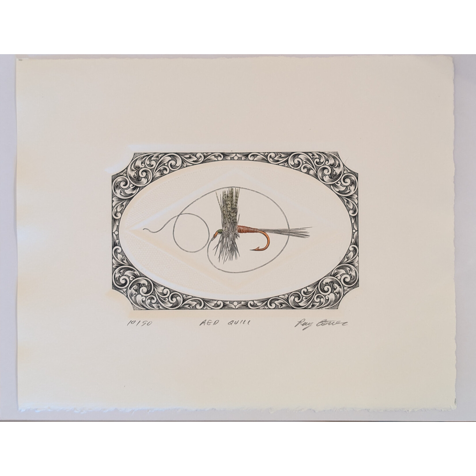 Ray Cover - Art & Engraving "Red Quill" - Ray Cover Print