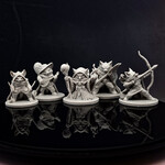Party Animals, 5pc, 32mm scale