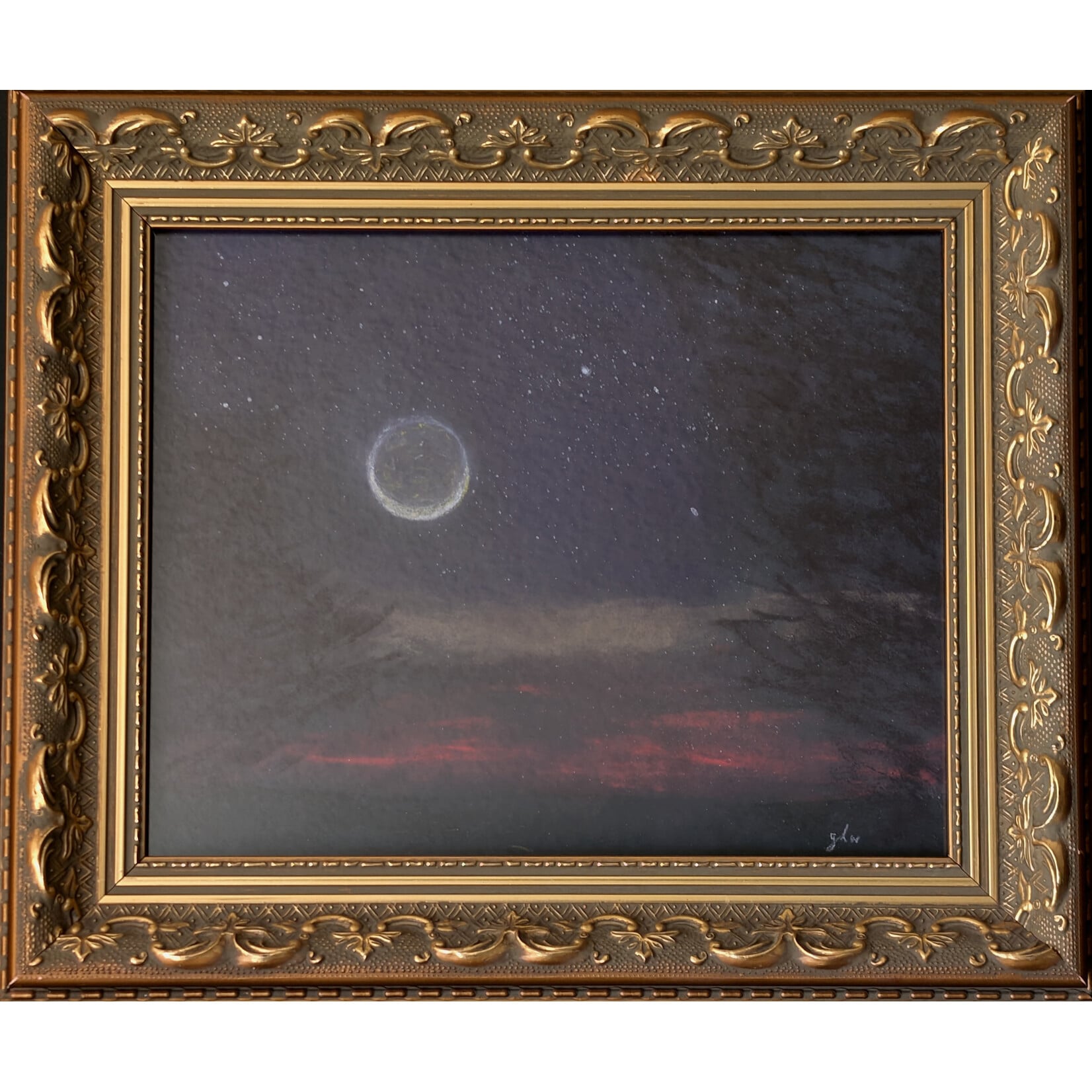 George H. Wood Photography "Old Moon & Venus" George H. Wood