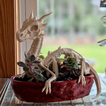 Dragon Planter: Verdant Remains - Planted