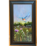 Deborah Hershey Designs "Landing Among the Thistles" - Deborah Hershey Mirror Art