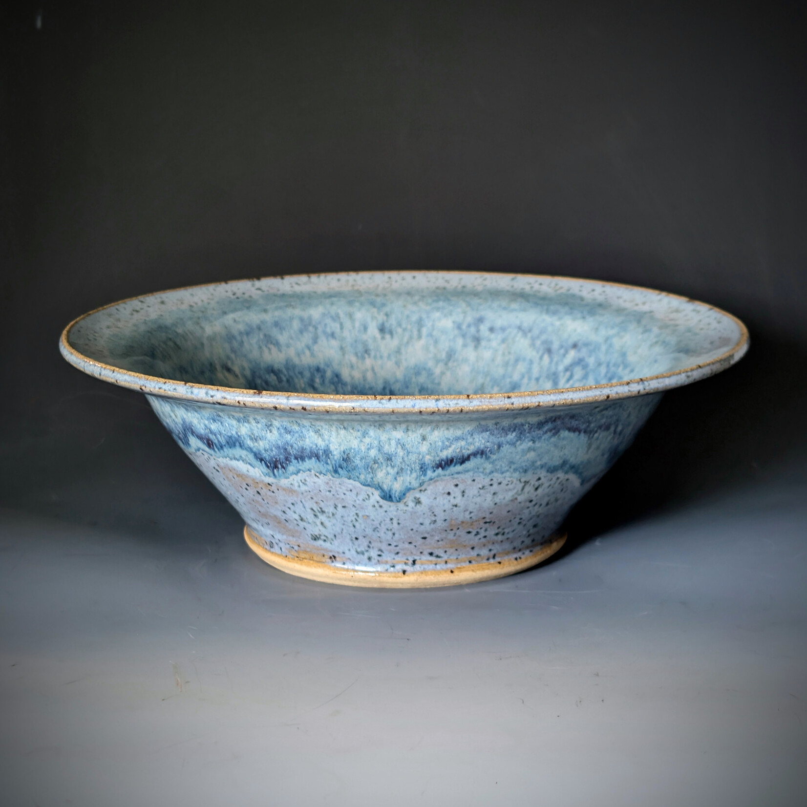 Anchor Line Pottery Ocean Drift Fluted Bowl