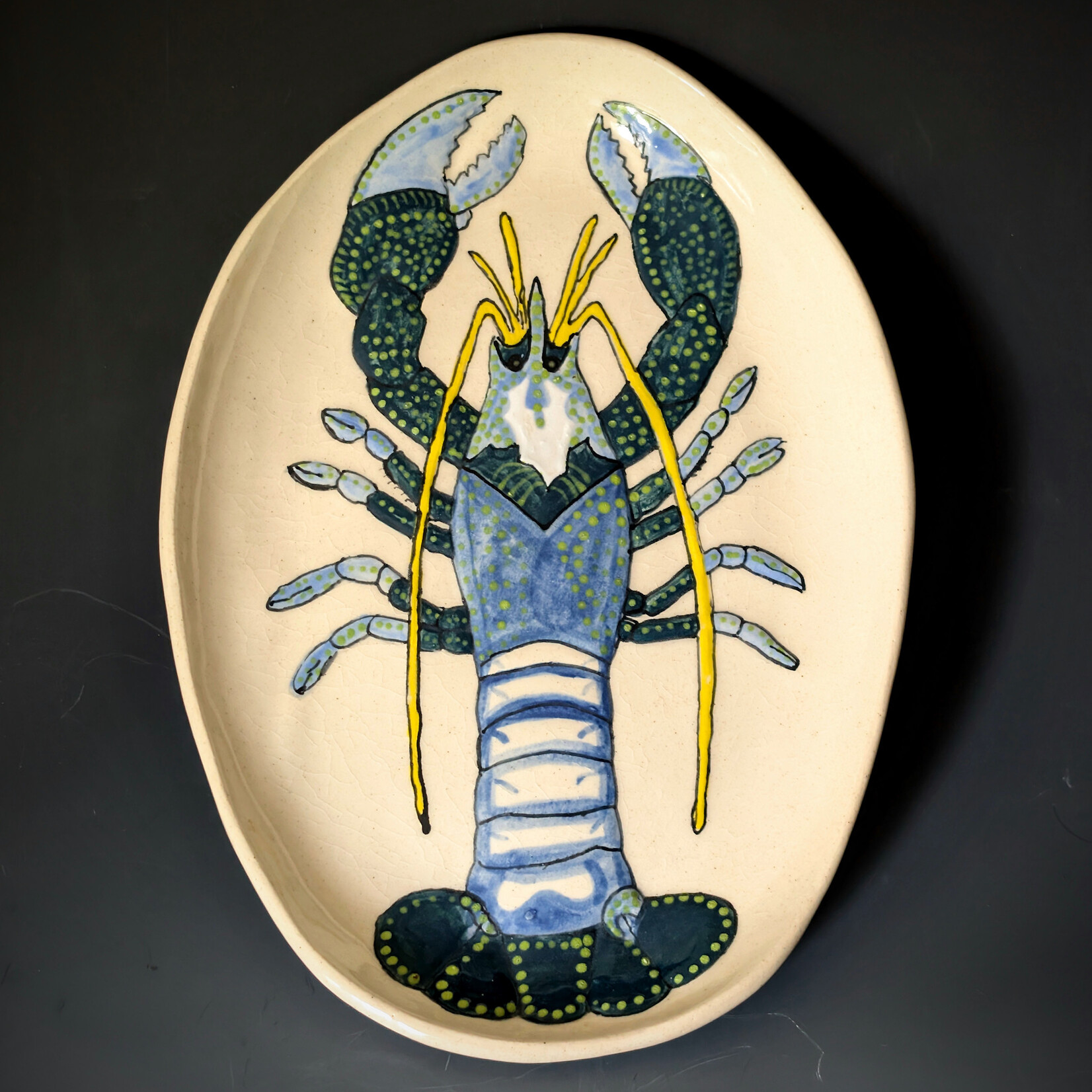 Anchor Line Pottery Lobster Platter